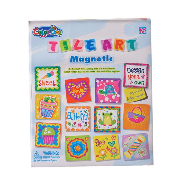 Art &amp; Craft Paint Ceramic Tile Magnets