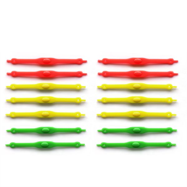 Shoeps Elastic Shoelaces - Glow-in-the-dark Mix