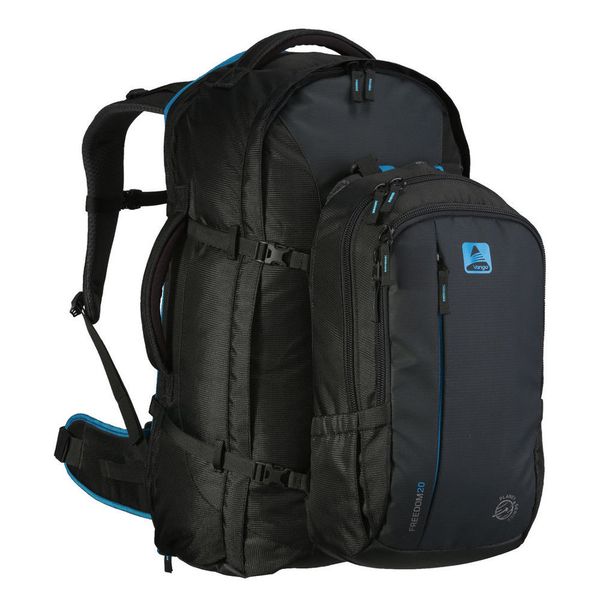 Vango Freedom 60+20 Backpack - Carbide Grey &amp; Volt Blue (80L)