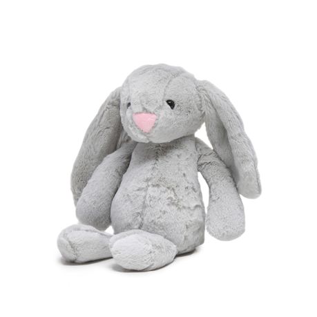 grey bunny plush