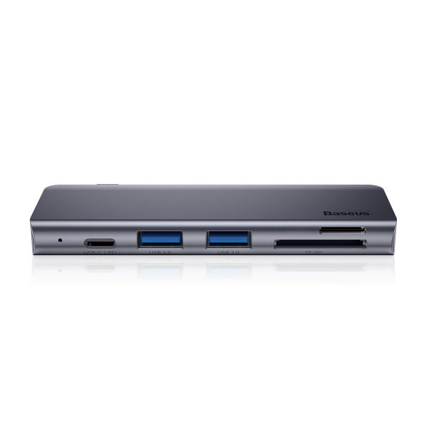 Baseus Harmonica Series USB Type-C PD, 2 USB Type-A3.0 &amp; SD Card Dongle HUB