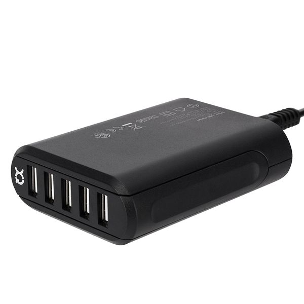 Xqisit Travel Charger 8A 5x USB EU - Black