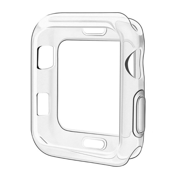Soft TPU Bumper Frame Case for Apple Watch Series 4 (40mm - Transparent)