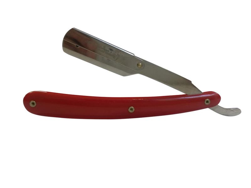 The Gentleman's Beard Club Beginner Cut Throat Shavette Razor - Red
