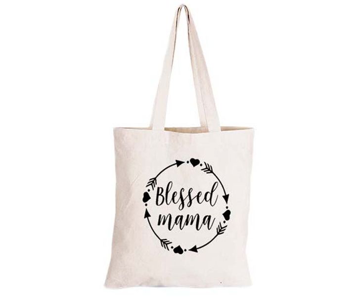Blessed Mama - Eco-Cotton Natural Fibre Bag