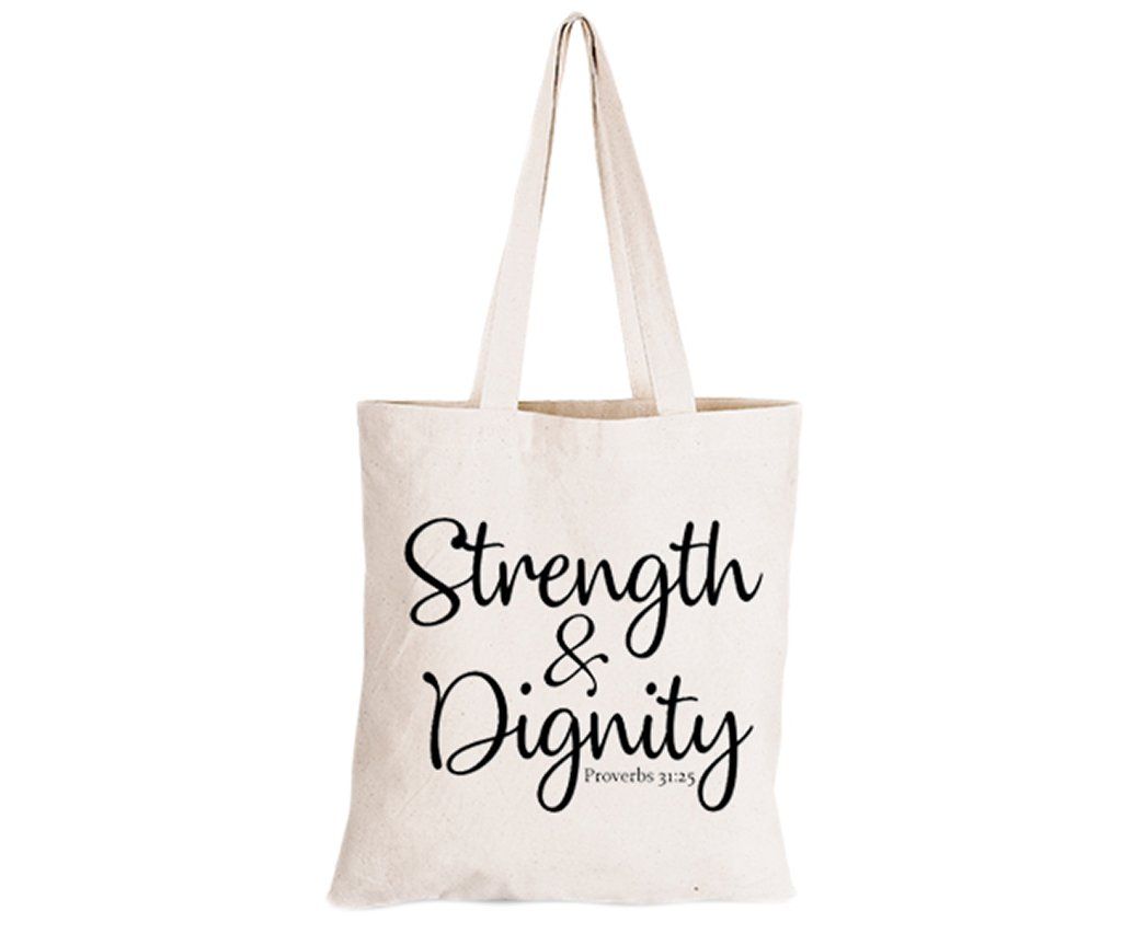 Strength & Dignity - Eco-Cotton Natural Fibre Bag | Shop Today. Get it ...