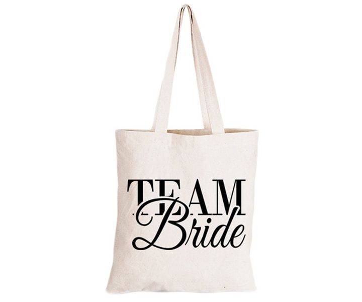 Team Bride - Eco-Cotton Natural Fibre Bag