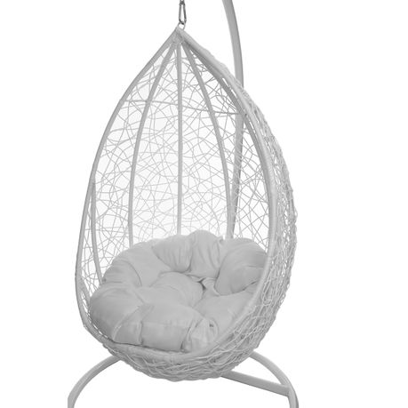 woven hanging chair indoor