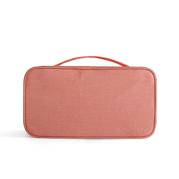 Iconix Underwear Travel Organiser With Drawstring Compartment - Peach