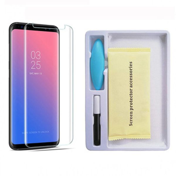 UV Nano Liquid Full Glue Curved Tempered Glass for Huawei Mate 20 Pro