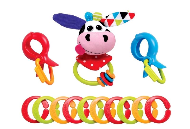 Yookidoo - Clips, Rattle 'N Links - Cow