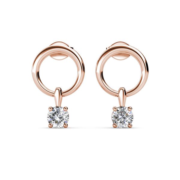 Destiny Luna Earrings with Swarovski Crystals