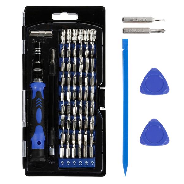 63-in-1 with 56 Bits Precision Screwdriver Kit - Blue