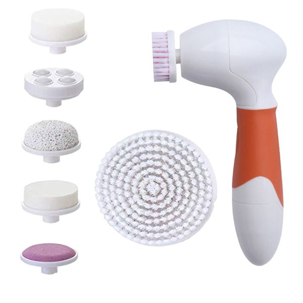 7-in-1 Electric Facial Cleanser - Orange