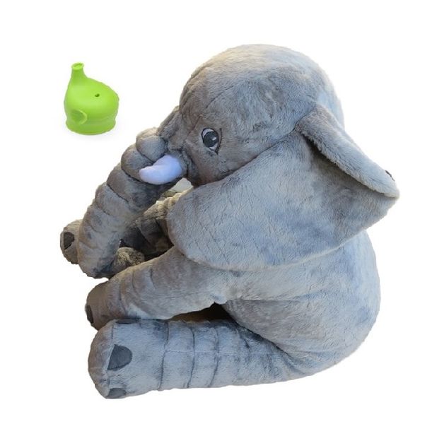 Totland Elephant Baby Pillow - Fluffy Dark Grey
