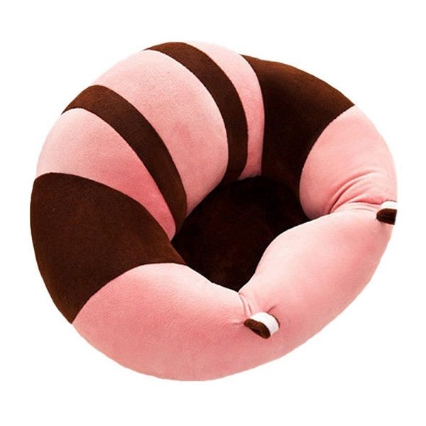 Baby Support Seat Chair Cushion - Brown &amp; Pink