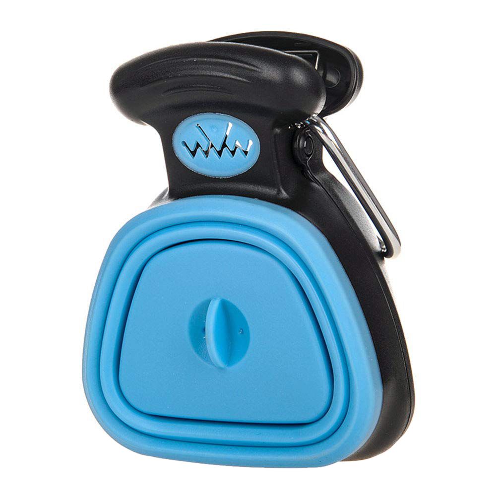 Portable Dog Poop Scoop with Waste Bag Dispenser Blue Shop Today