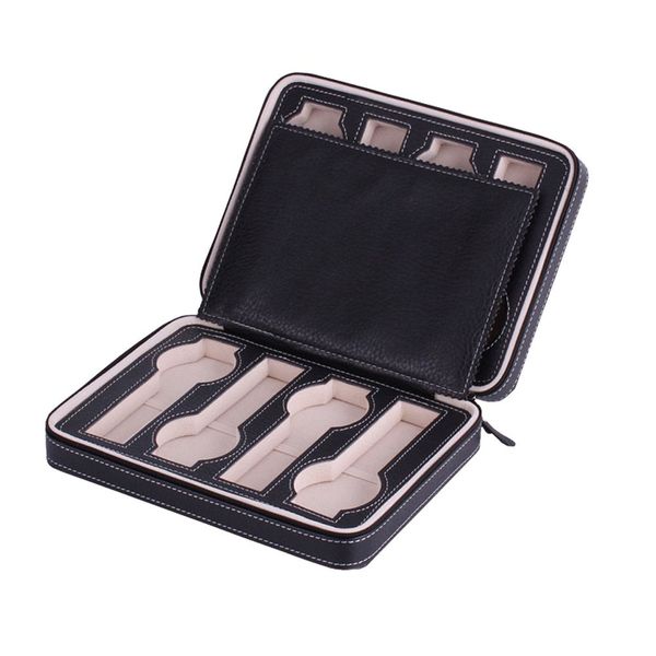 Portable Travel Watch Case Storage Organizer - 8 Slot