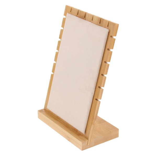 Jewelry Necklace Pendant Display Stand Holder Rack -White