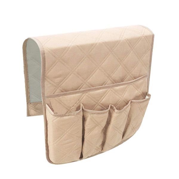 Non-Slip Sofa Chair Armrest Storage Bag - Yellowish