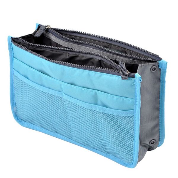 Multi-Pocket Handbag Purse Organizer - Blue