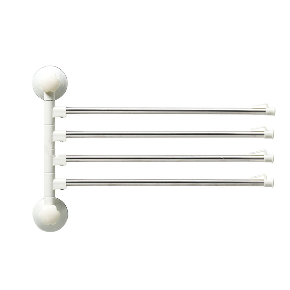 WallMounted Swivel Bars Bathroom Towel Rack Hanger 4 Arm Buy