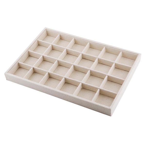 Jewellery Display Tray - 24 Compartments