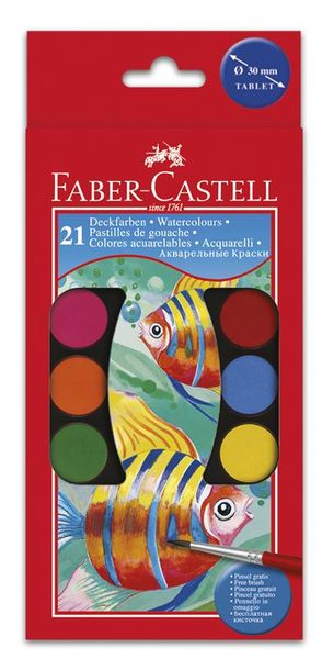 Faber-Castell: Watercolour Paint Set (21 tabs)