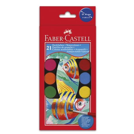 Faber Castell Watercolour Paint Set 21 Tabs In South Africa Takealot Com - Faber Castell Watercolor Paint Set With Brush