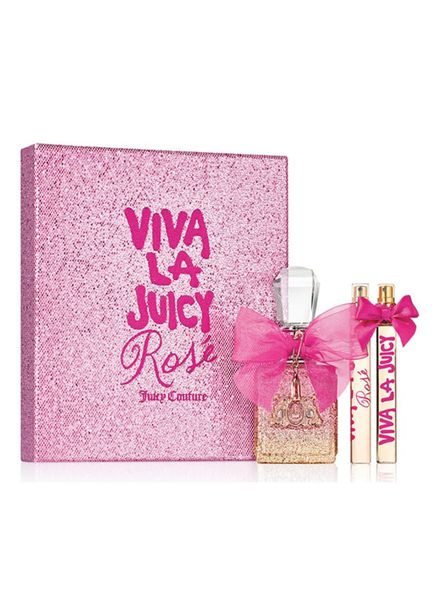 Juicy Couture Viva La Juicy Rose Gift set 50mlEDP+10ml EDP Rose +10ml EDP