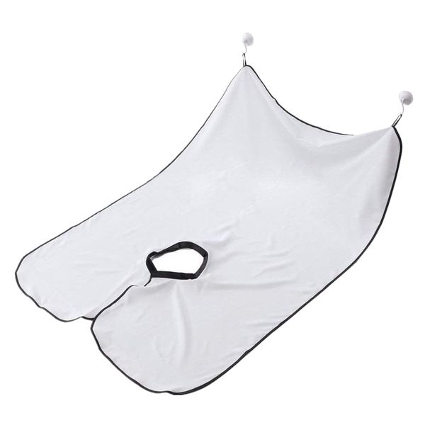 Apron Bib for Shaving - White