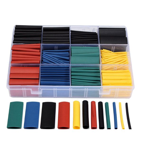 530 Piece Heat Shrink Tubing Insulation Sleeving Tubes Kit