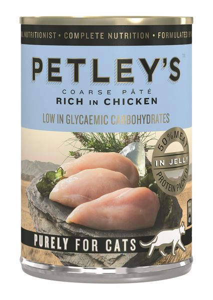 Petley's Cat Food Pate Rich in Chicken 375g Pack of 12