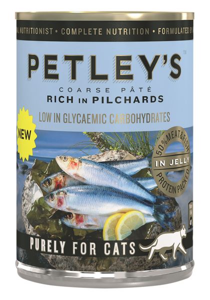 Petley's Cat Food Ocean fish with Pilchards 375g Pack of 12