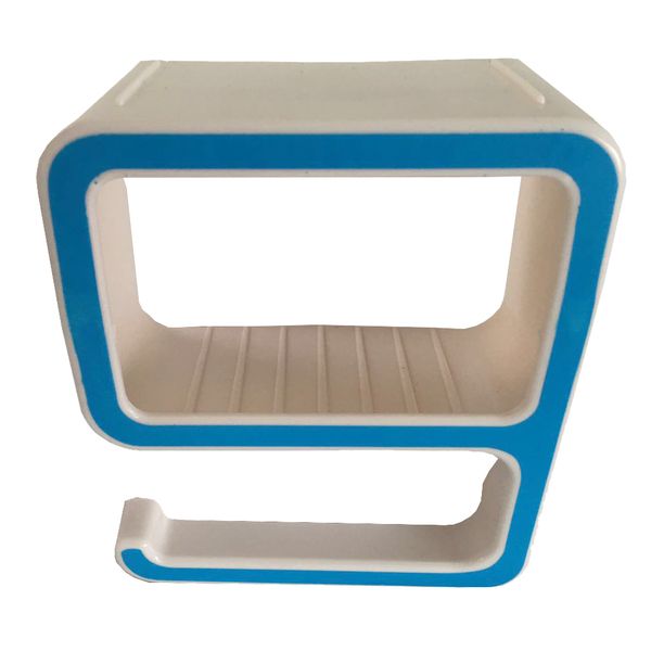 Number Nine Shaped Bathroom Storage Shelf