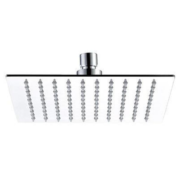Rainfall Ultra Thin Stainless Steel Mirror-Finish Shower Head - 10 INCH