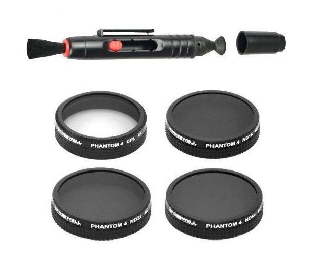 Cinematic Filter 4 Pack CPL/16/32/64 Made with DJI Phantom 4Pro