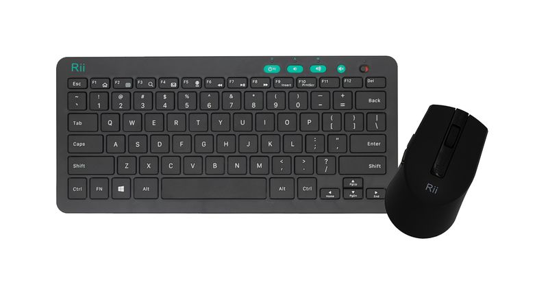 Rii Mouse and Keyboard Wireless Combo Black