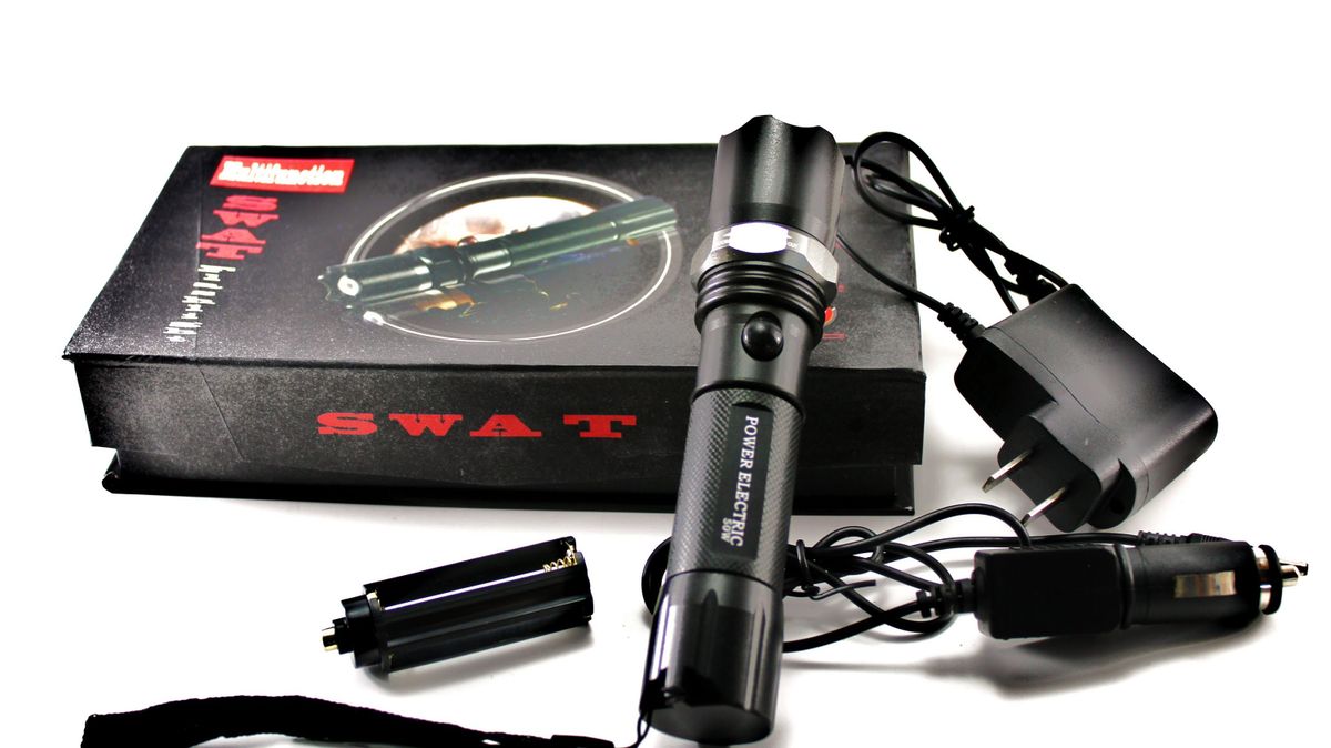 Tactical SWAT Heavy Duty Rechargeable Flashlight | Shop Today. Get it ...