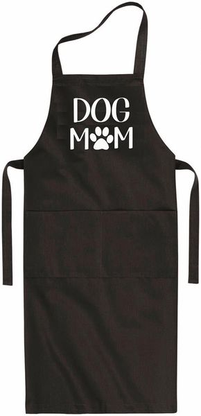 Qtees Africa Dog Mom Black Apron