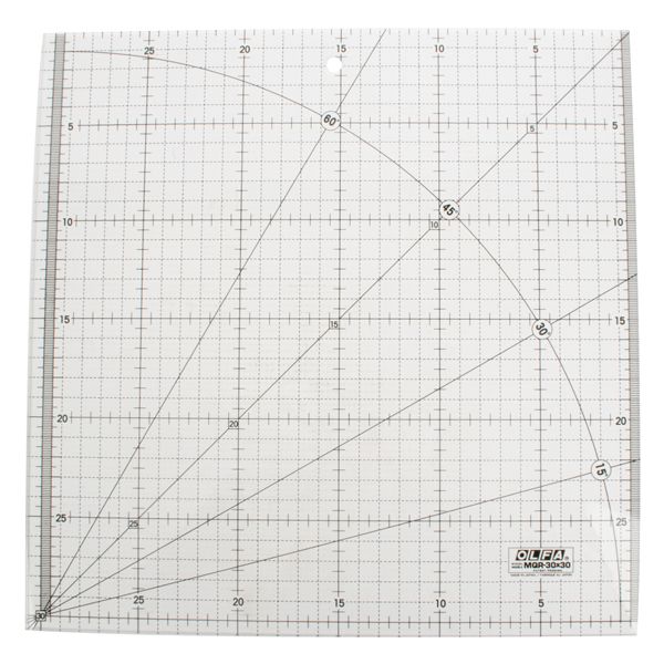 OLFA Metric Quilt Ruler 30Cm X 30Cm - Metric Grid