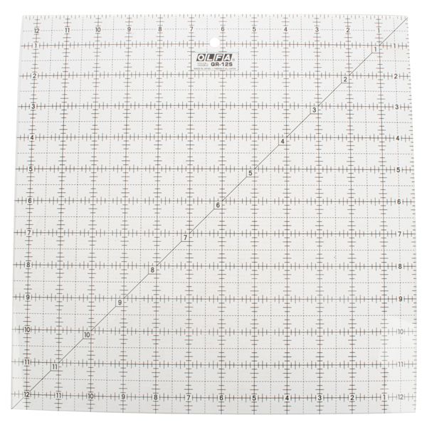 OLFA Quilt Ruler Imperial 12In X 12In