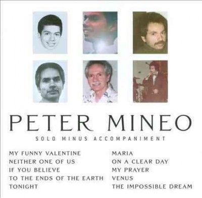 Peter Mineo - Solo Minus Accompaniment (CD)
