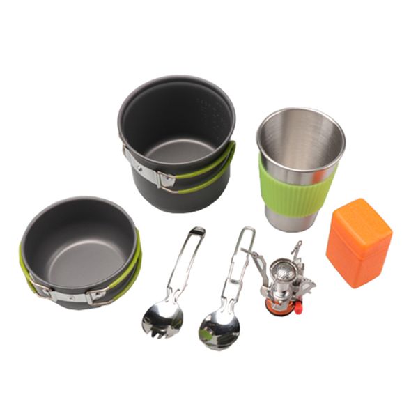 Outdoor Cookware Stove Set - 6 Piece