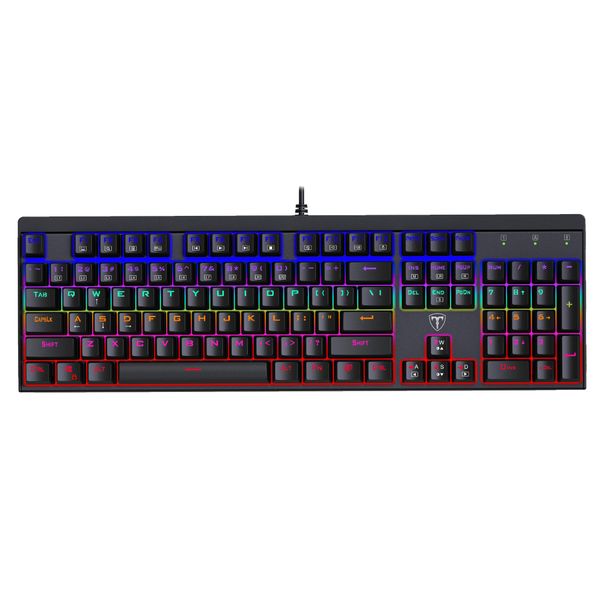 T-Dagger Escort Mechanical Rainbow Colour Gaming Keyboard