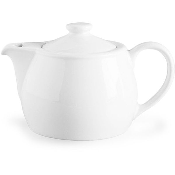 Continental China Blanco F500 Teapot, 1.2 Litre, Pack of 4