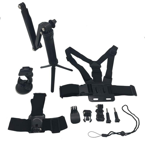 10 Pack Adventure Accessory Bundle Combo Kit For GoPro Cameras