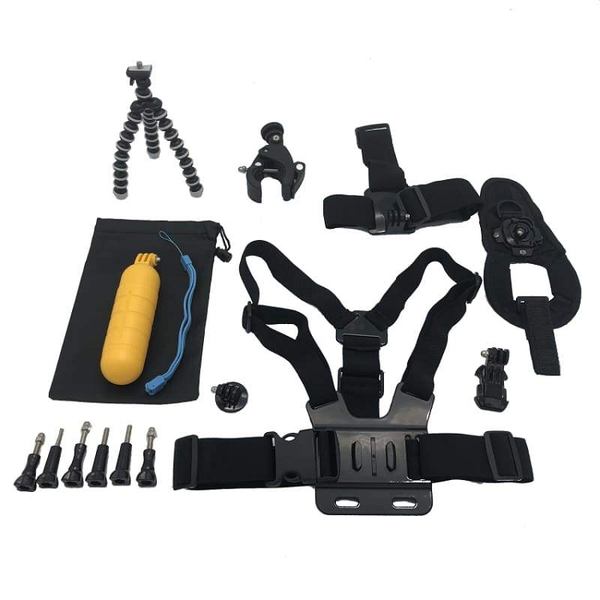 16 in 1 Piece Gorilla Accessory Bundle Kit For GoPro Cameras