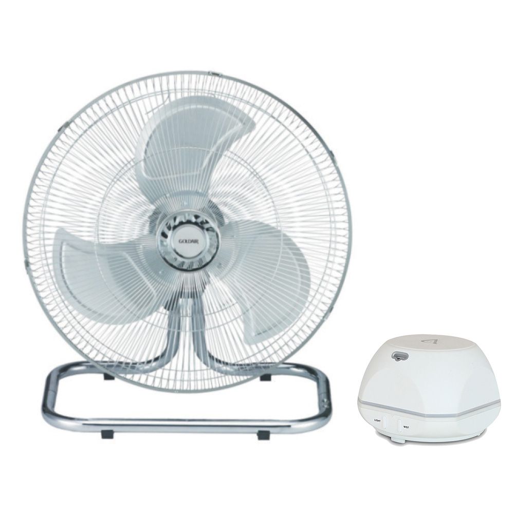 Goldair GHFO002 46cm Oscillating High Velocity Floor Fan Bundle Buy