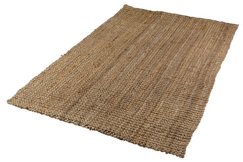Jute Natural Double Thick Rug - 120cm x 180cm